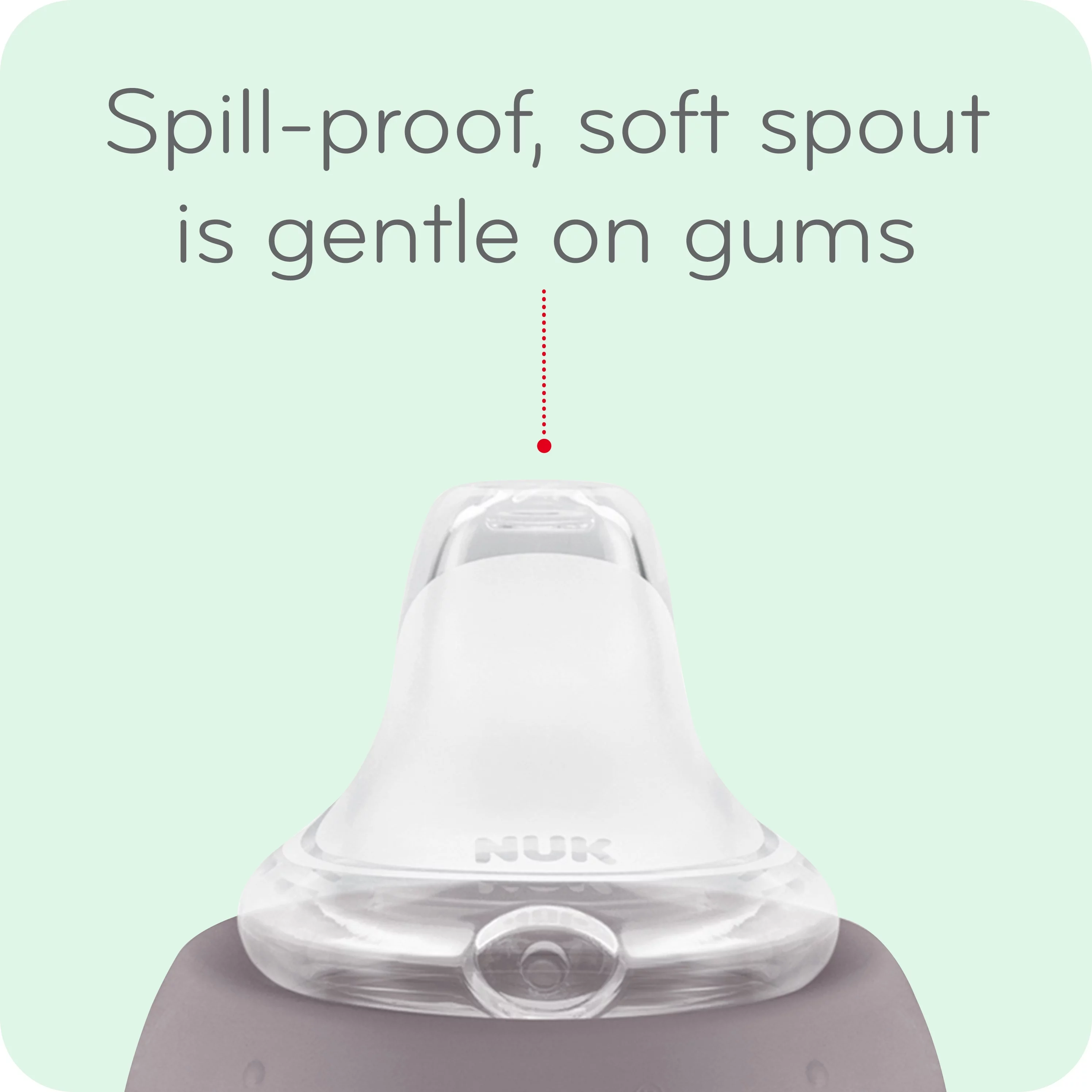 NUK Active Soft Spout Sippy Cup, Mickey Mouse, 10 Ounces, 12+ Months, 1 Pack