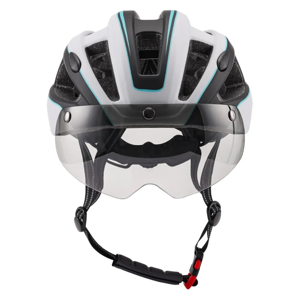 Lixada Mountain Bike Helmet with Detachable Magnetic Goggles and Rear Light – Cycling Safety Gear