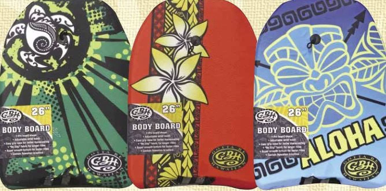 Gotta Be Hawaiian Gbh Body Board 26