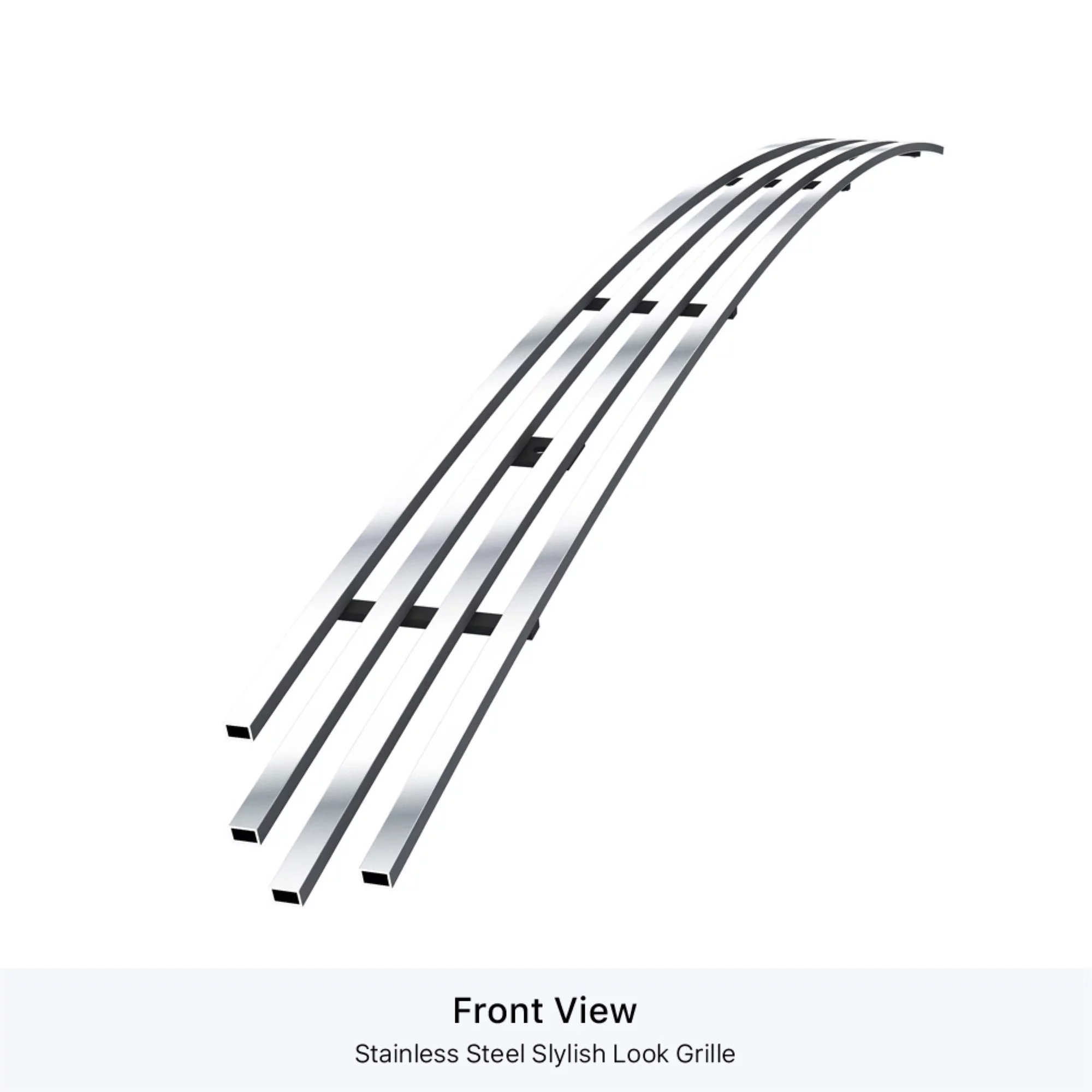APS 2017-2023 Tesla Model 3 Stainless Steel Billet Grille 8x6 horizontal billet
