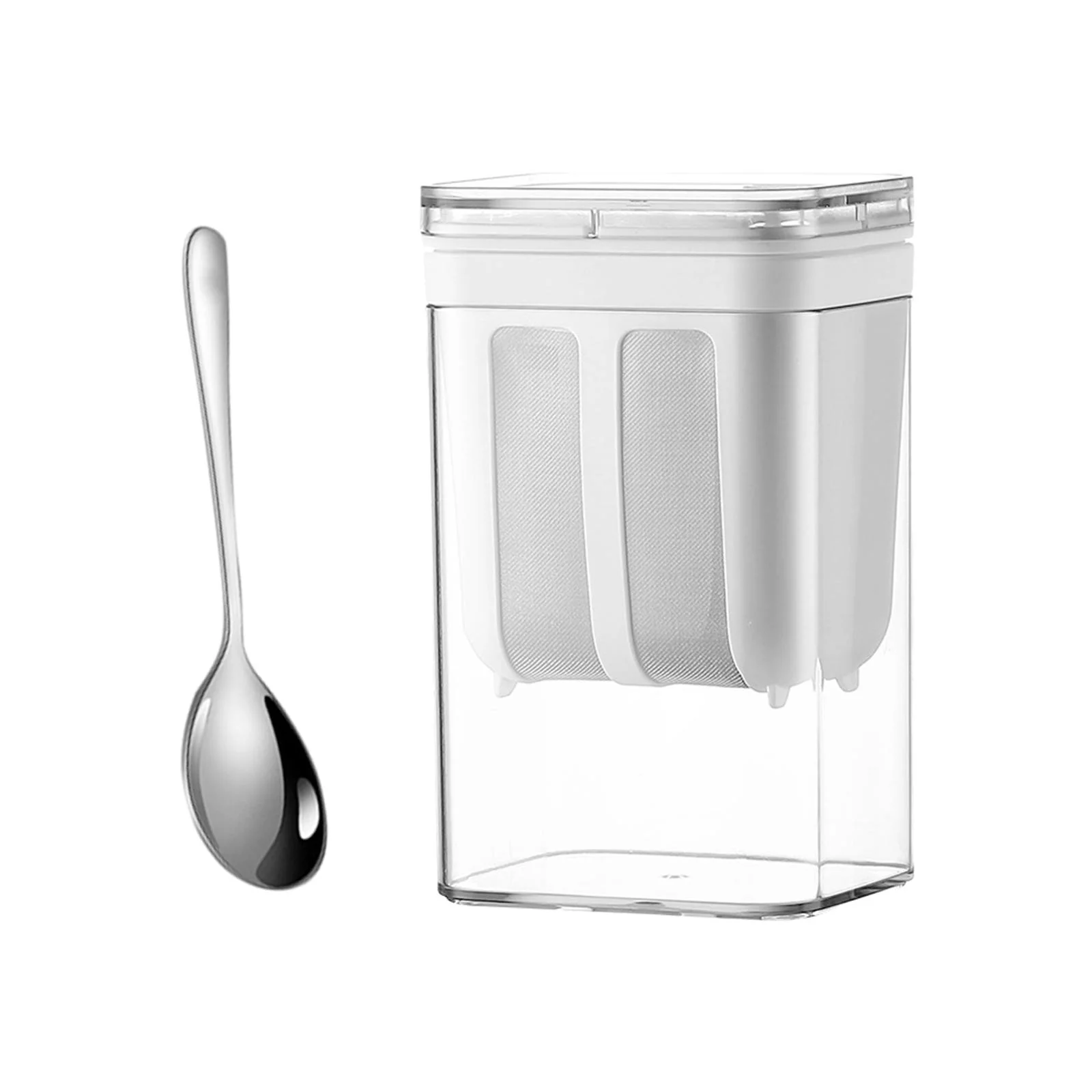 Yogurt Strainer Food Strainer Kitchen Tools Reusable Homemade Yogurt Filter Soya Bean Milk Filter Cup with Stainless Steel Mesh for Kitchen