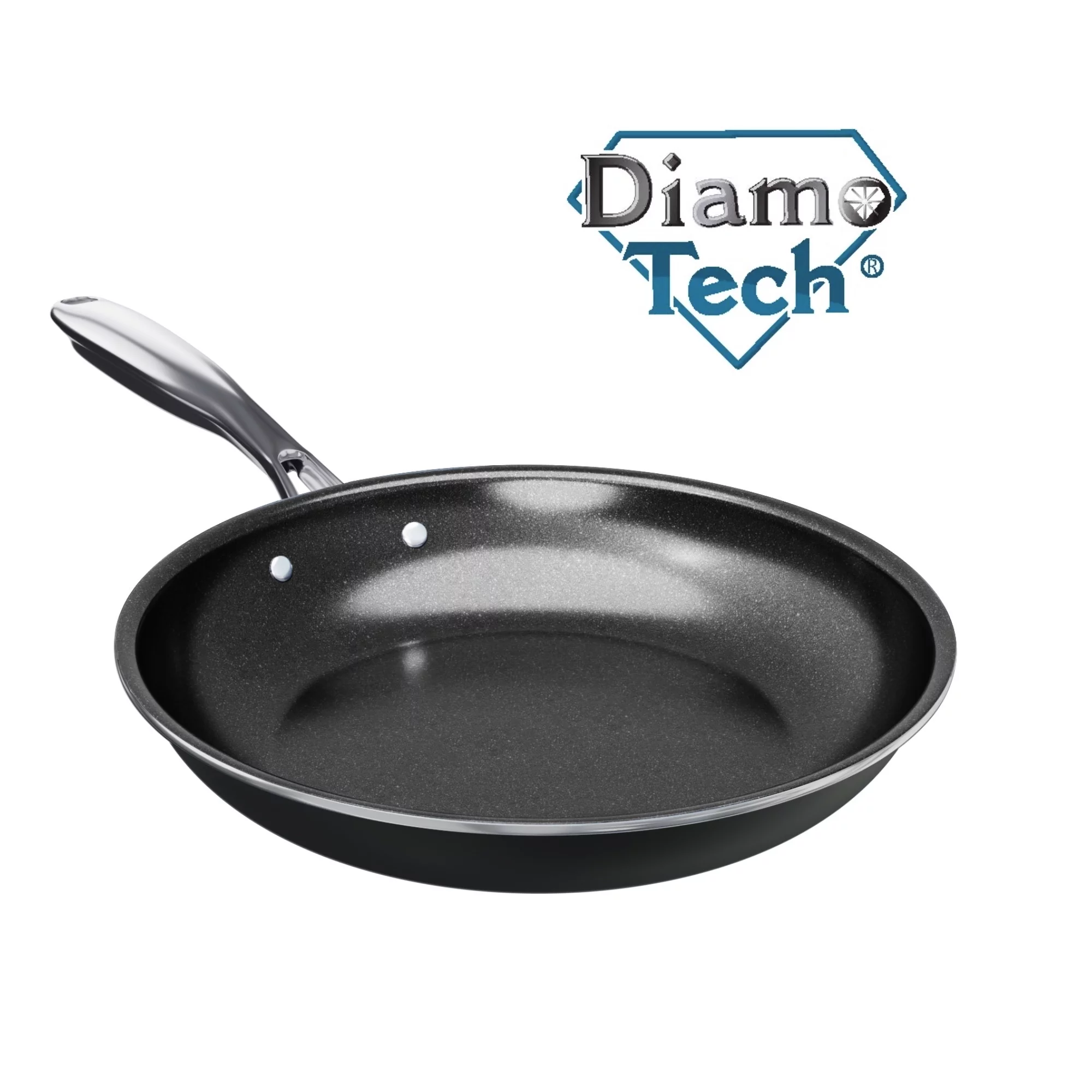 DiamoTech Toxin Free Ceramic Metal Utensil Oven Safe, 9.5 inch Fry Pan/Skillet