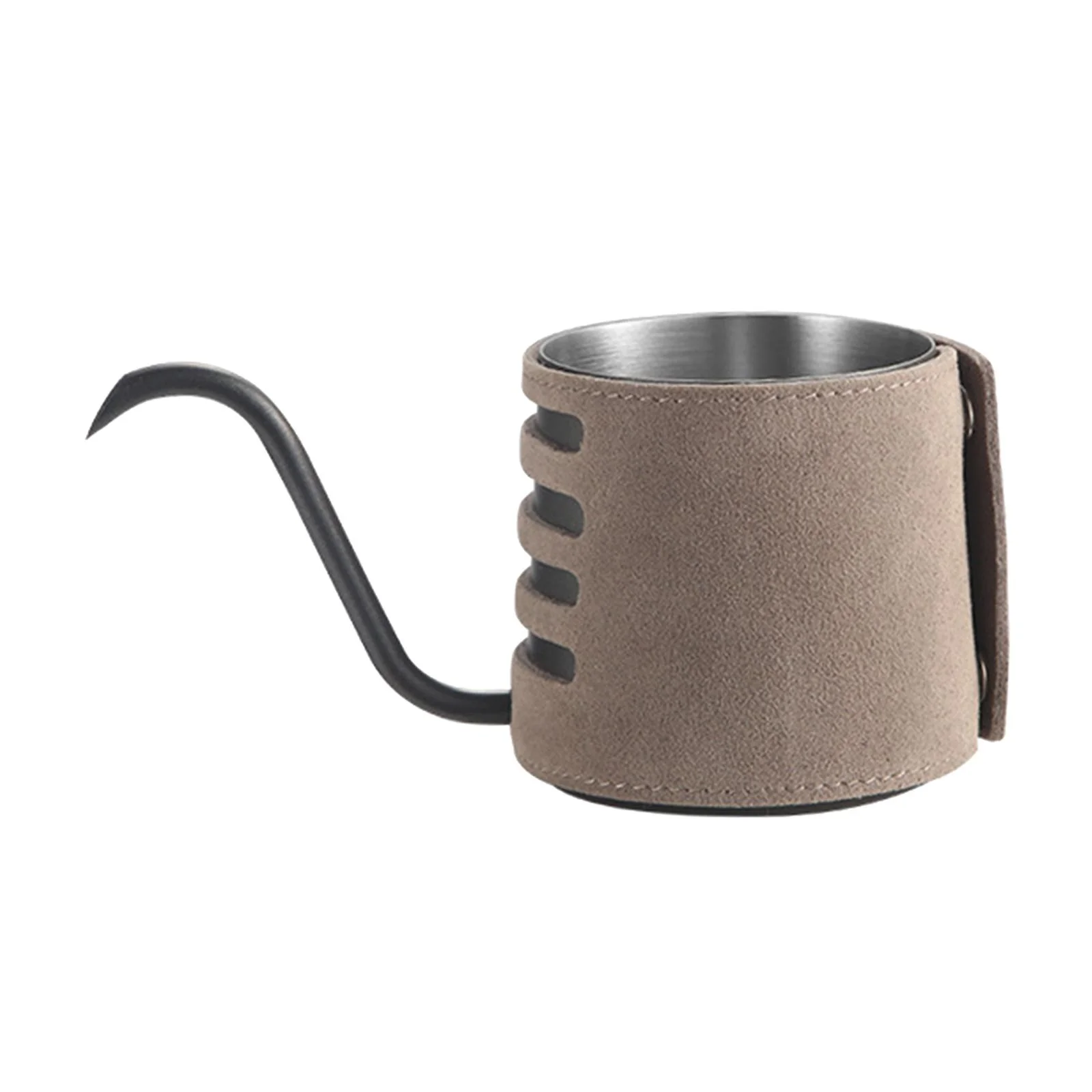 Coffee Kettle Handleless Precision Drip Spout 250ml Tea Pot Hot Coffee Drip Kettle for Drip Kitchen - Black