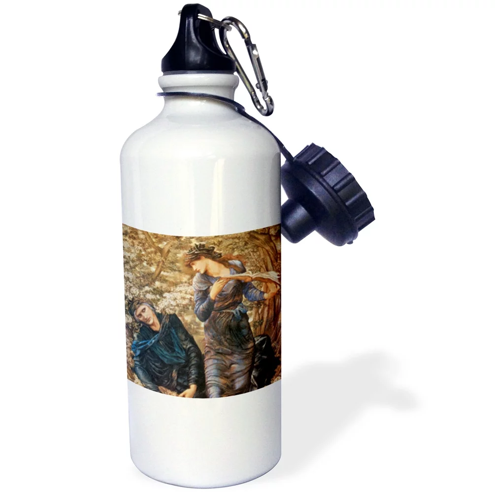 The Beguiling of Merlin by Sir Edward Burne-Jones 21 oz Sports Water Bottle wb-127132-1
