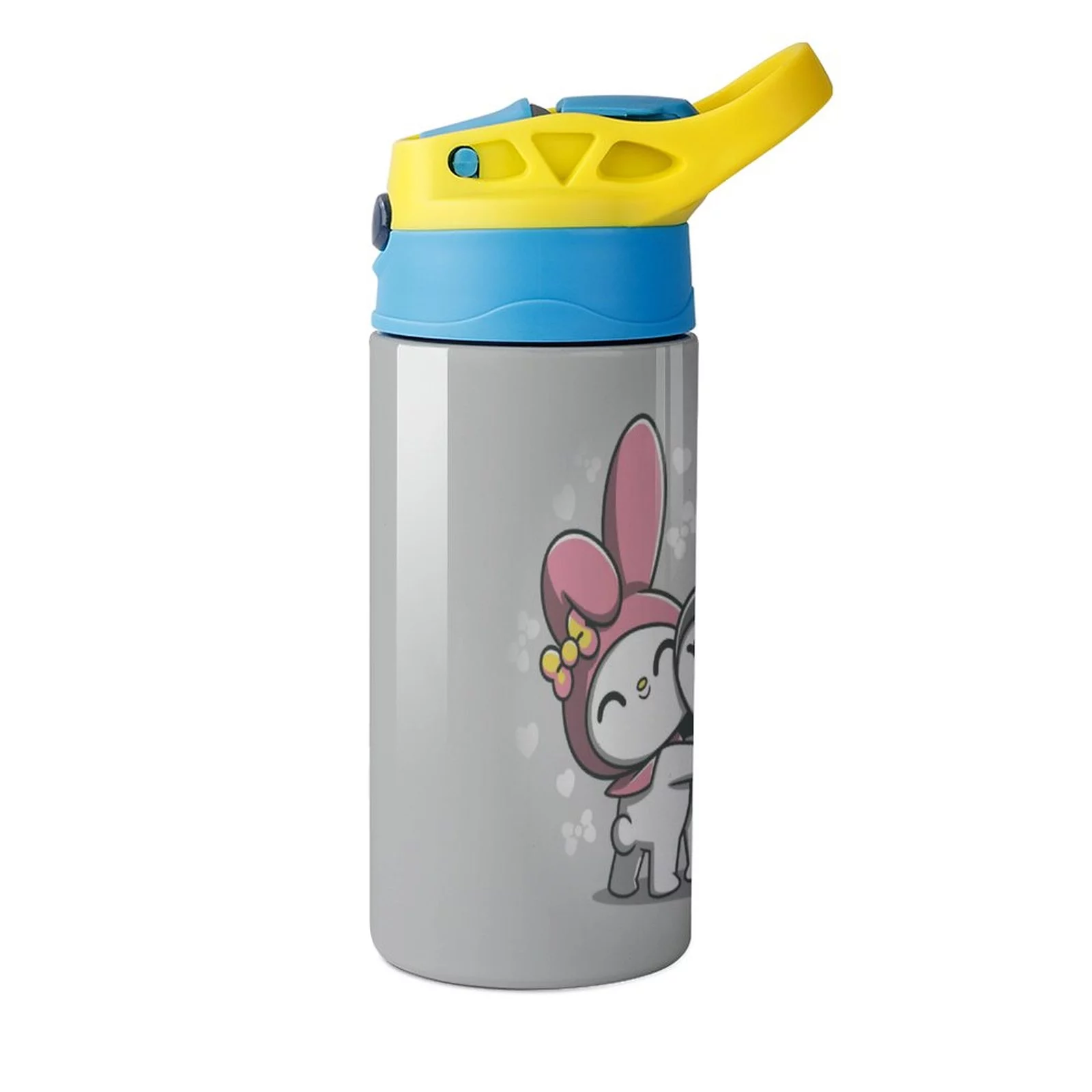My Melody Kuromi Cute Children's Water Bottle Vacuum Insulated Stainless Steel Cup With Straw Toddler Thermoses