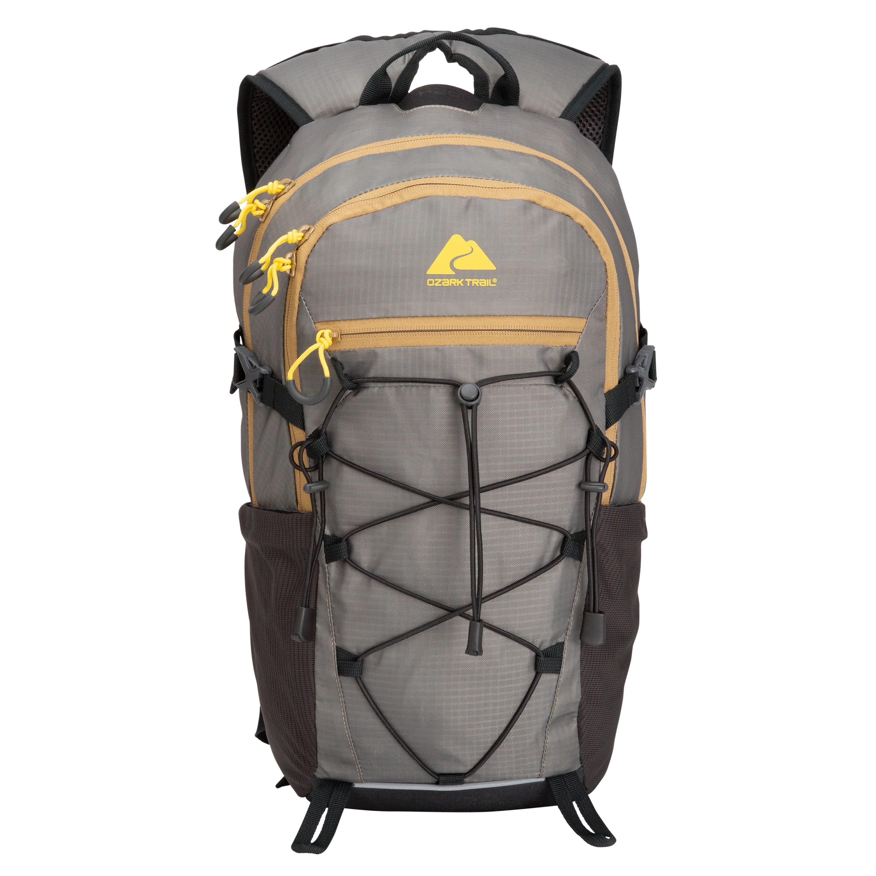 Ozark Trail 17 L Camping, Hiking, Mountaineering, Technical Backpack, Gray, Unisex