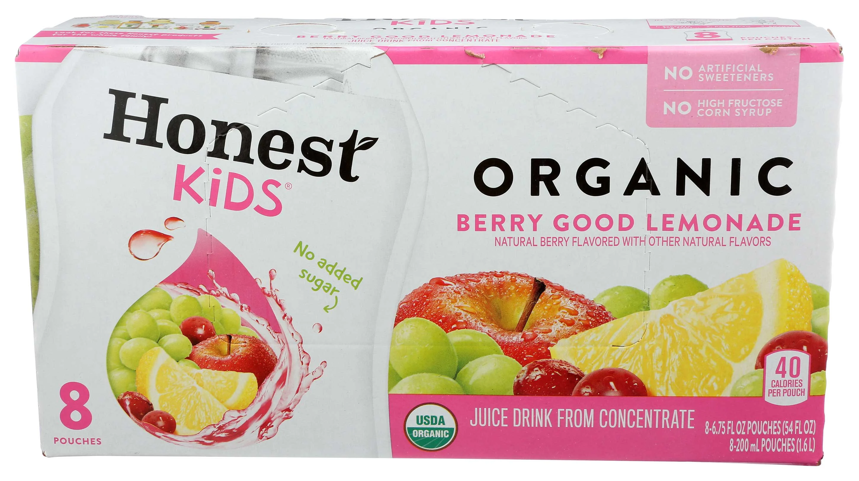 Honest Kids Super Fruit Punch Juice Drink, 59 Fluid Ounce -- 8 per case.