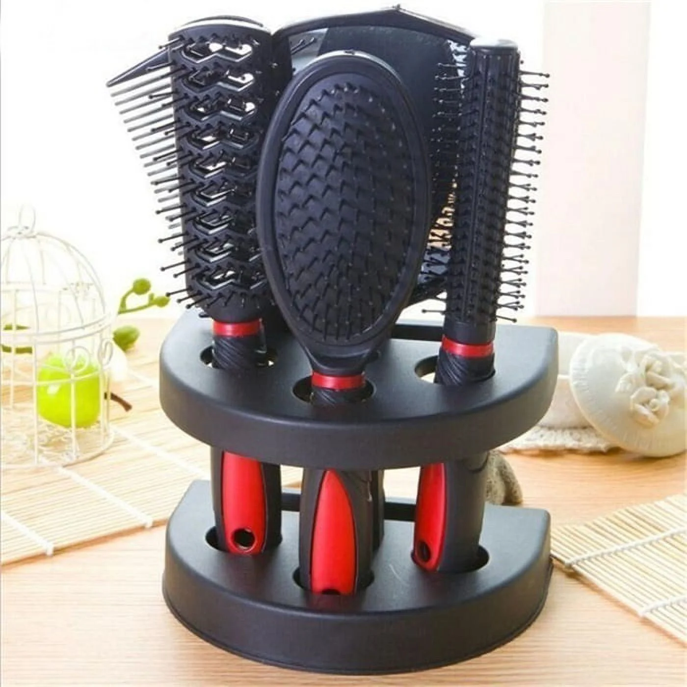 Nyidpsz 5Pcs Hair Brush Comb Set with Shelf Hair Styling Tools Hairdressing Combs Set Gift Professional Salon Products Brush