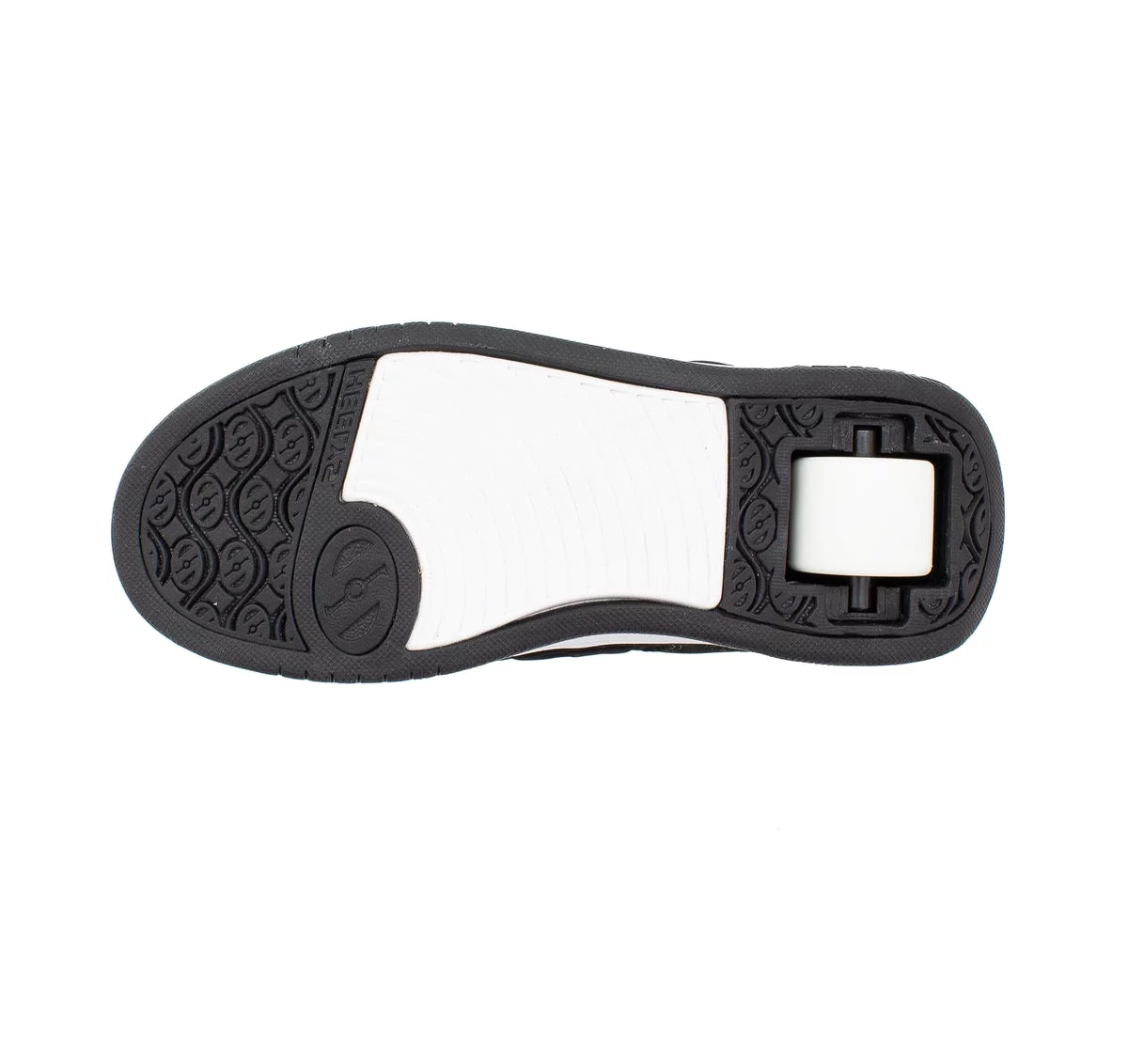 HEELYS Unisex Kids Voyager Wheeled Shoe Black/White - HE100713H