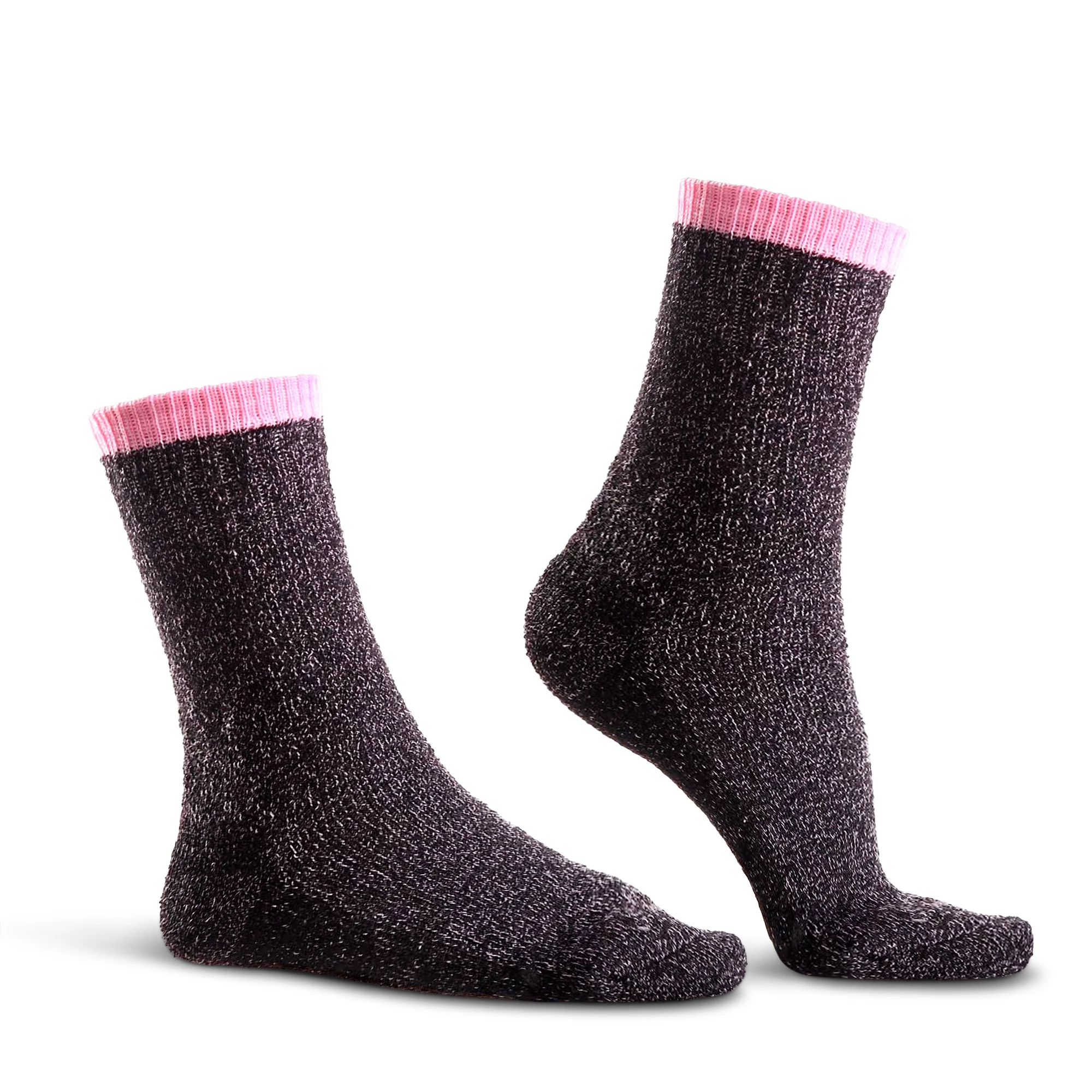 4-Pairs: Women's Cozy Soft Thick Winter Warm Thermal Insulated Heated Crew Socks