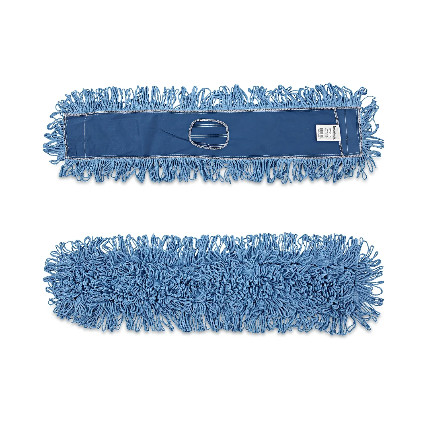 Boardwalk Dry Mopping Kit, 36 x 5 Blue Blended Synthetic Head, 60