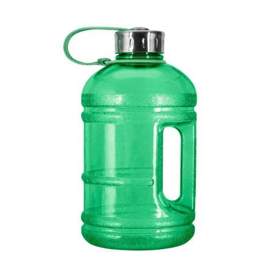 1/2 Gallon (64 oz.) BPA FREE Plastic Water Bottle w/ 48mm Steel Cap