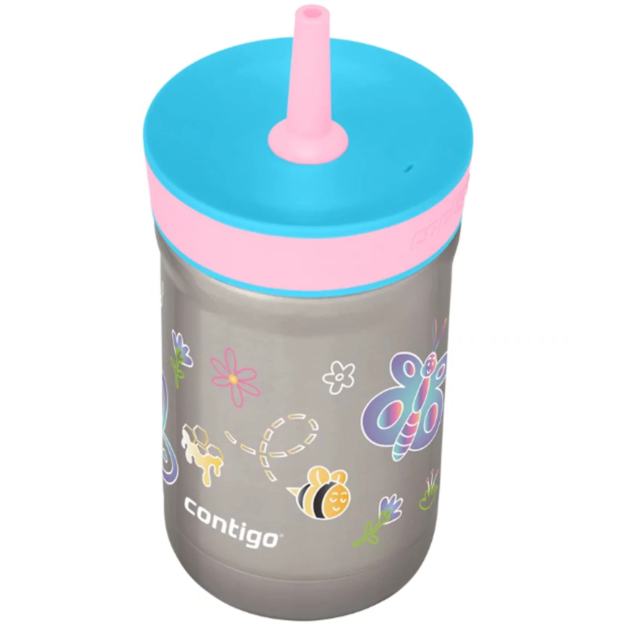 Contigo Kid's 12 oz. Leighton Stainless Steel Tumbler - Raspberry/Azalea