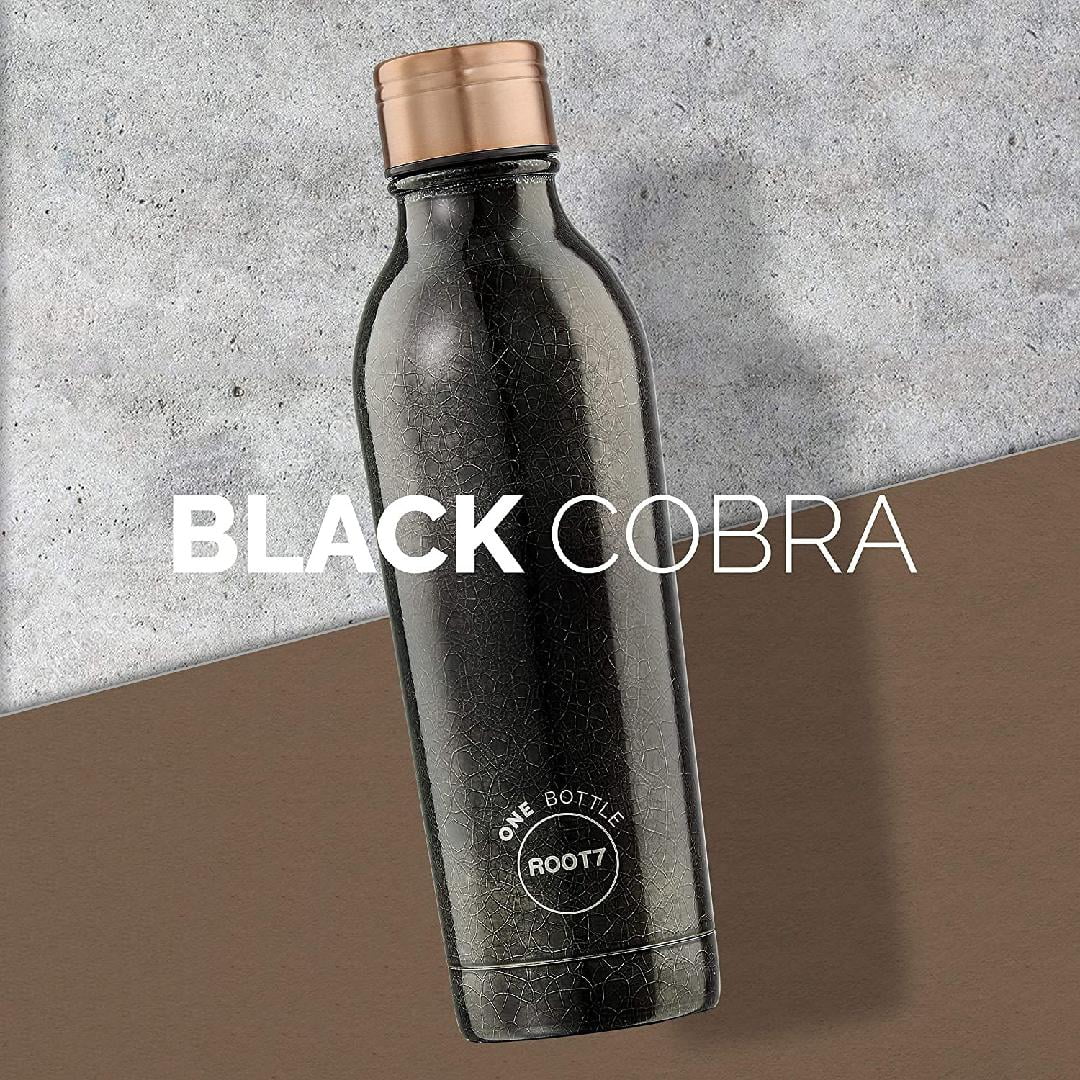 OneBottle | 500ml | Copper Insulated Thermal Water Bottle, Double Walled Stainless Steel, BPA Free, Leak-Proof Bottle for Hot & Cold Drink