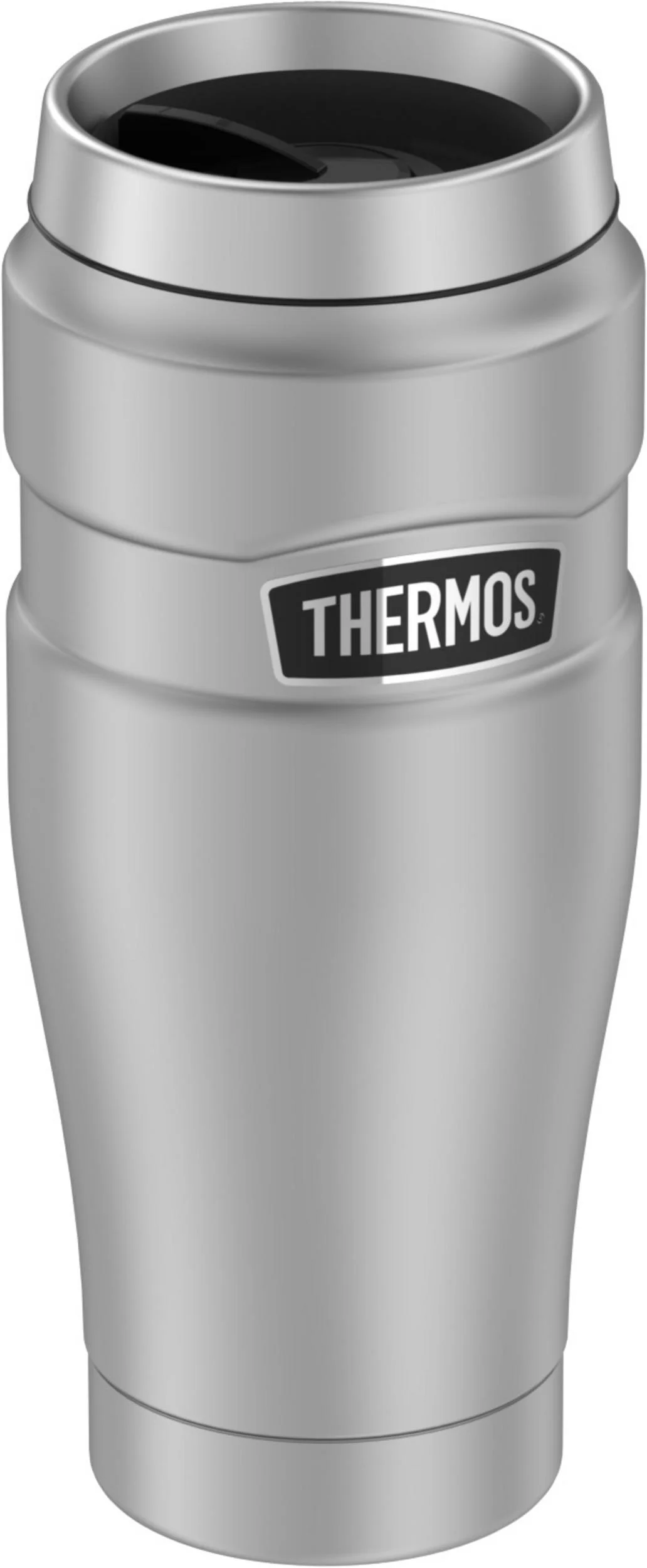 Thermos Stainless King Vacuum Insulated Stainless Steel Tumbler, 16oz, Matte Stainless Steel