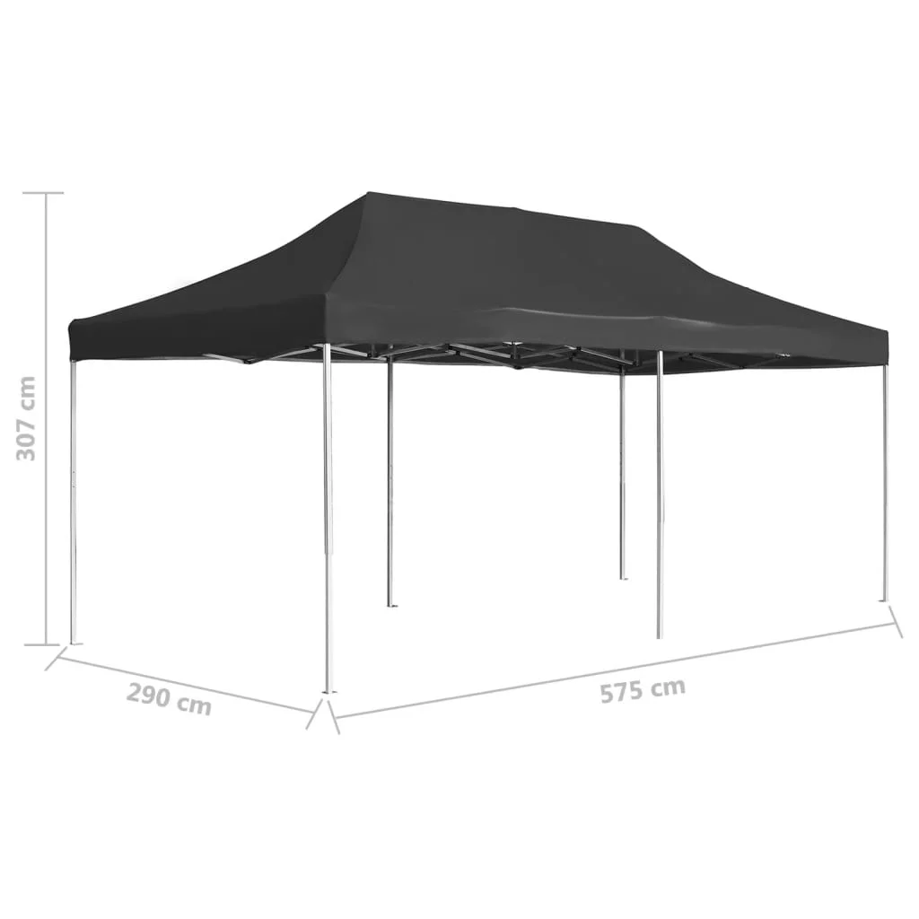 Buyweek Professional Folding Party Tent Aluminum 19.7'x9.8' Anthracite
