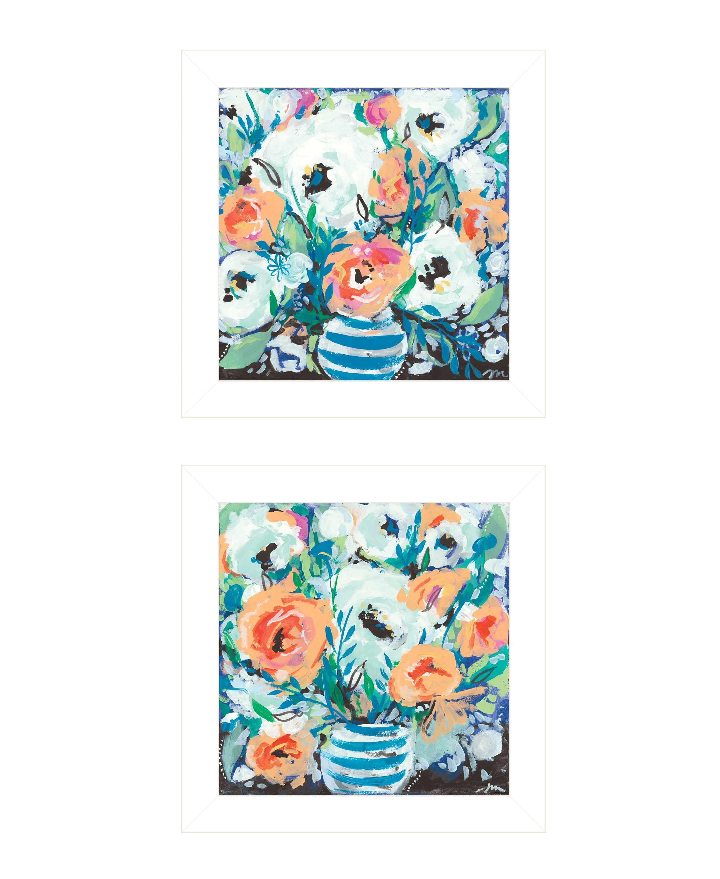 Floral Vignette by Jessica Mingo - 2 pieces - Add Vibrant Blooms