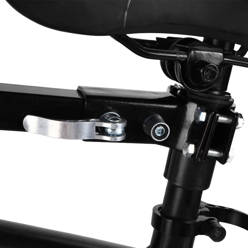 LIXADA Kids Bike Safety Seat Front Mounted Child Seat, Foldable Pedals, to 110lb