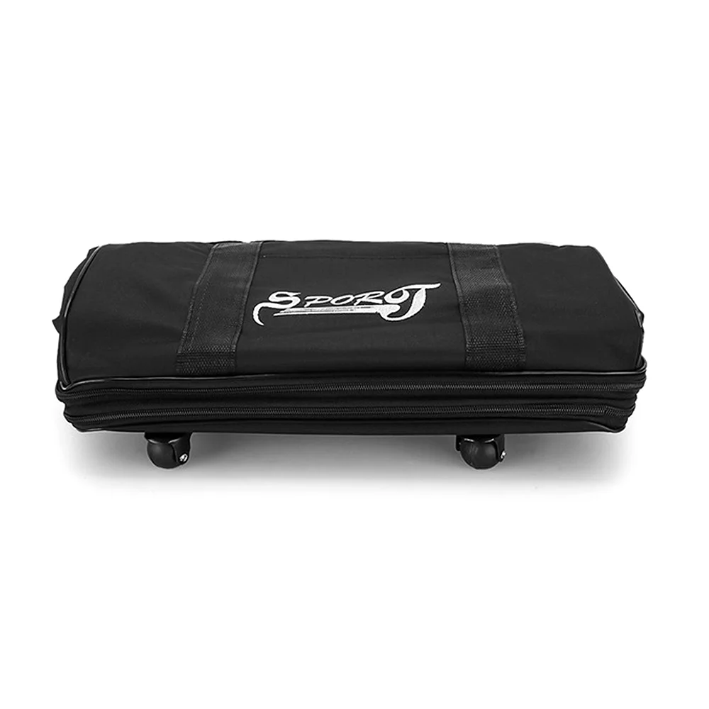 Anself Expandable Waterproof Foldable Suitcase,Collapsible Travel Luggage Bag with Wheels,Black,35.4 * 19.7 * 11.8in