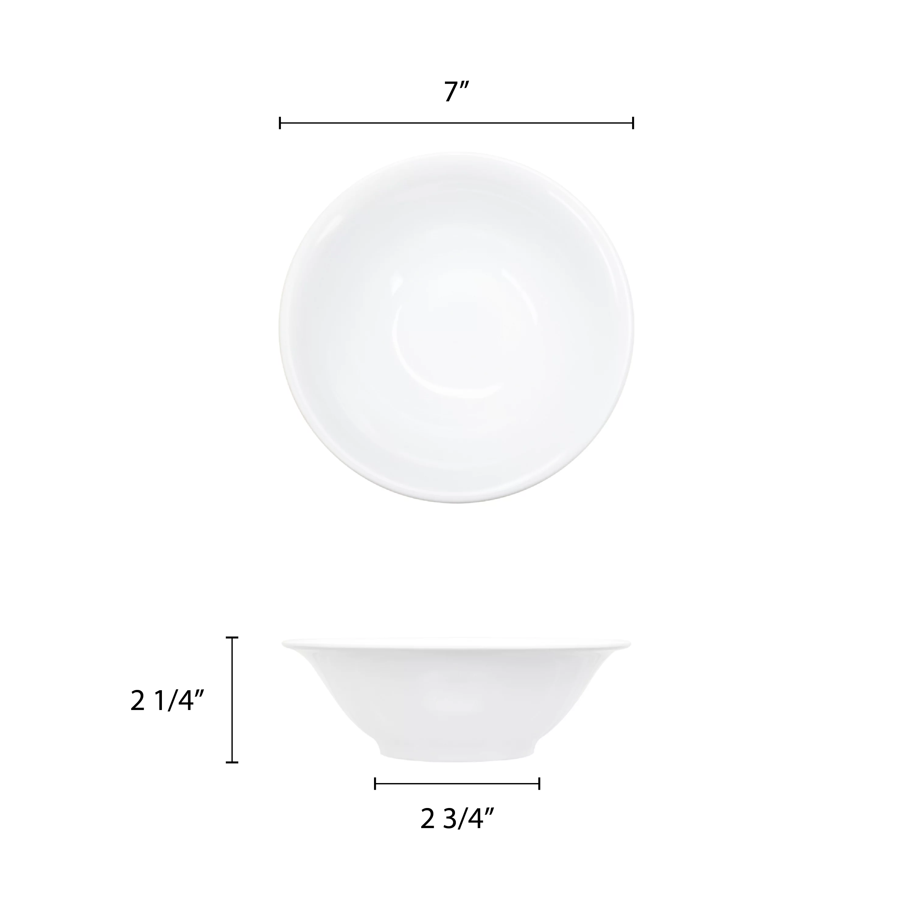 Excellante Imperial Melamine Dinnerware Collection 24 Oz, 7