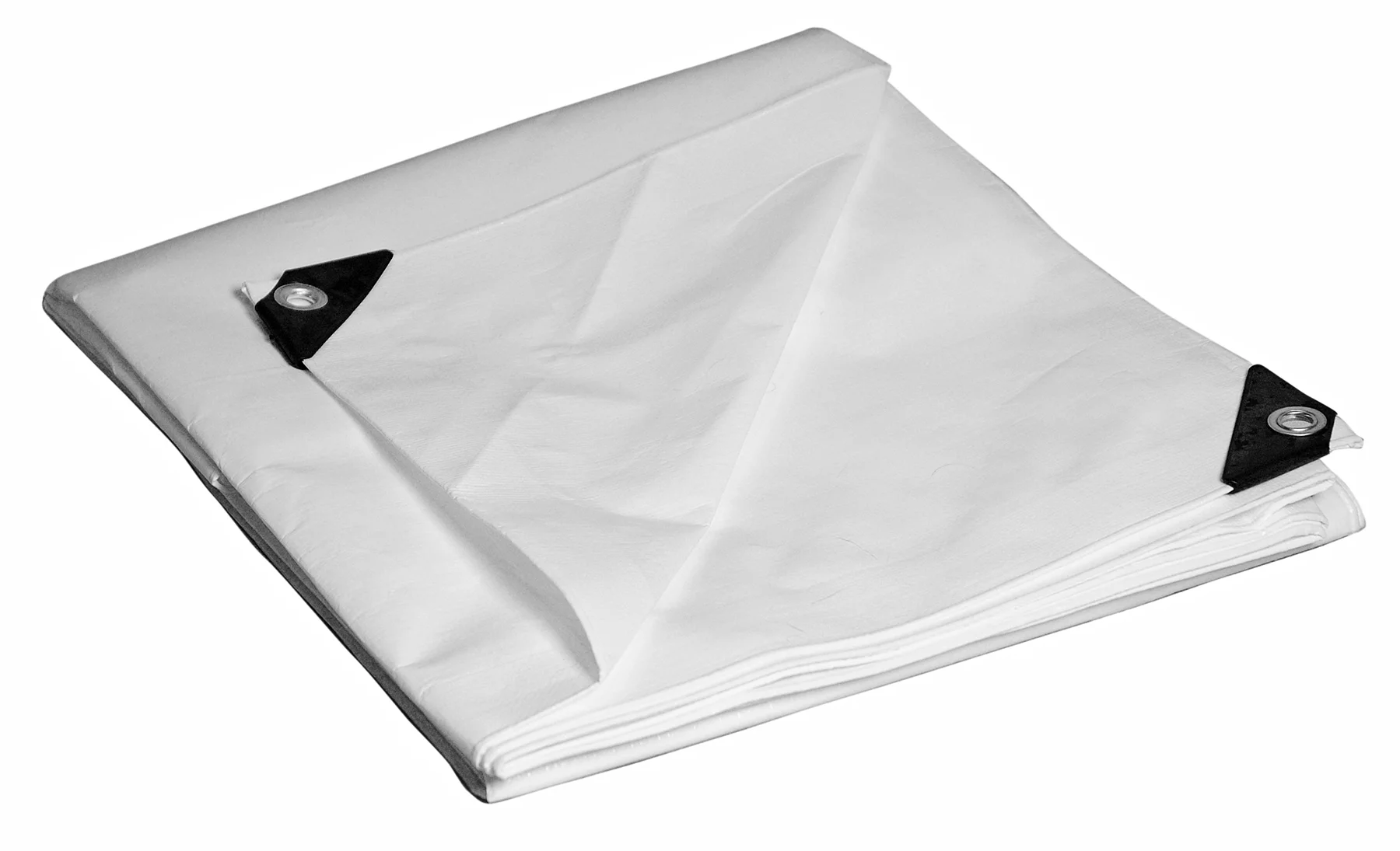 DRY TOP 33040 30' X 40' White Heavy-Duty UV Treated Poly Tarp