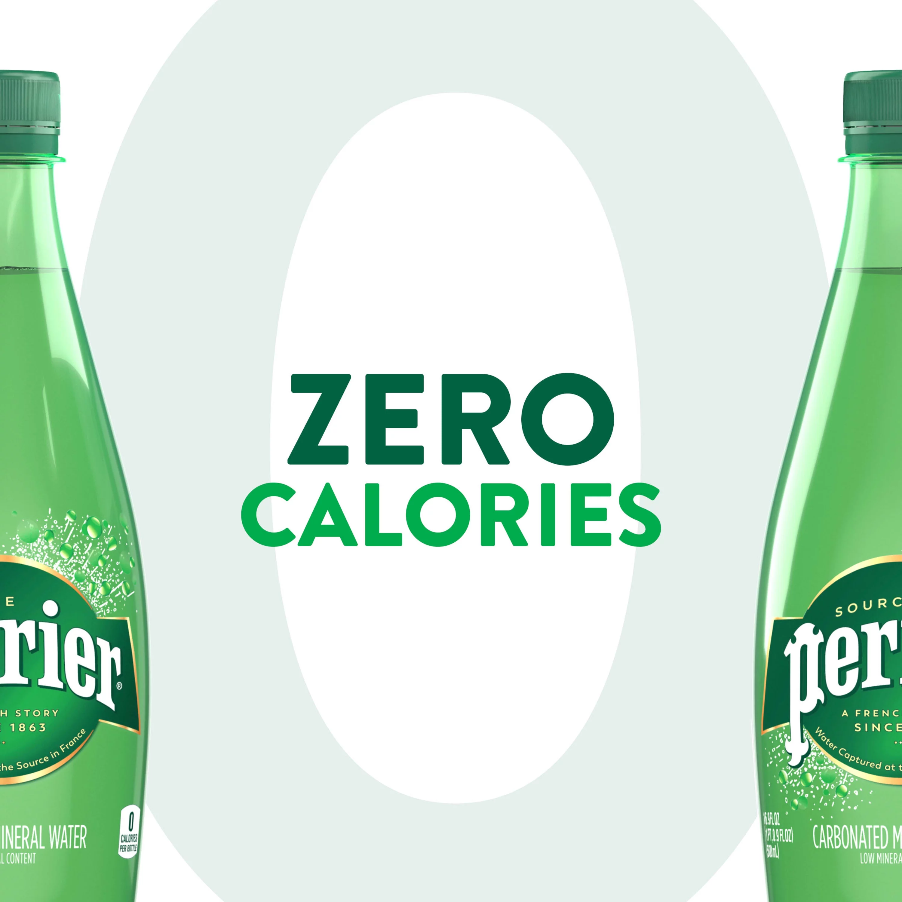 Perrier Sparkling Water, 405.6 fl oz, 24 Pack Plastic Bottles