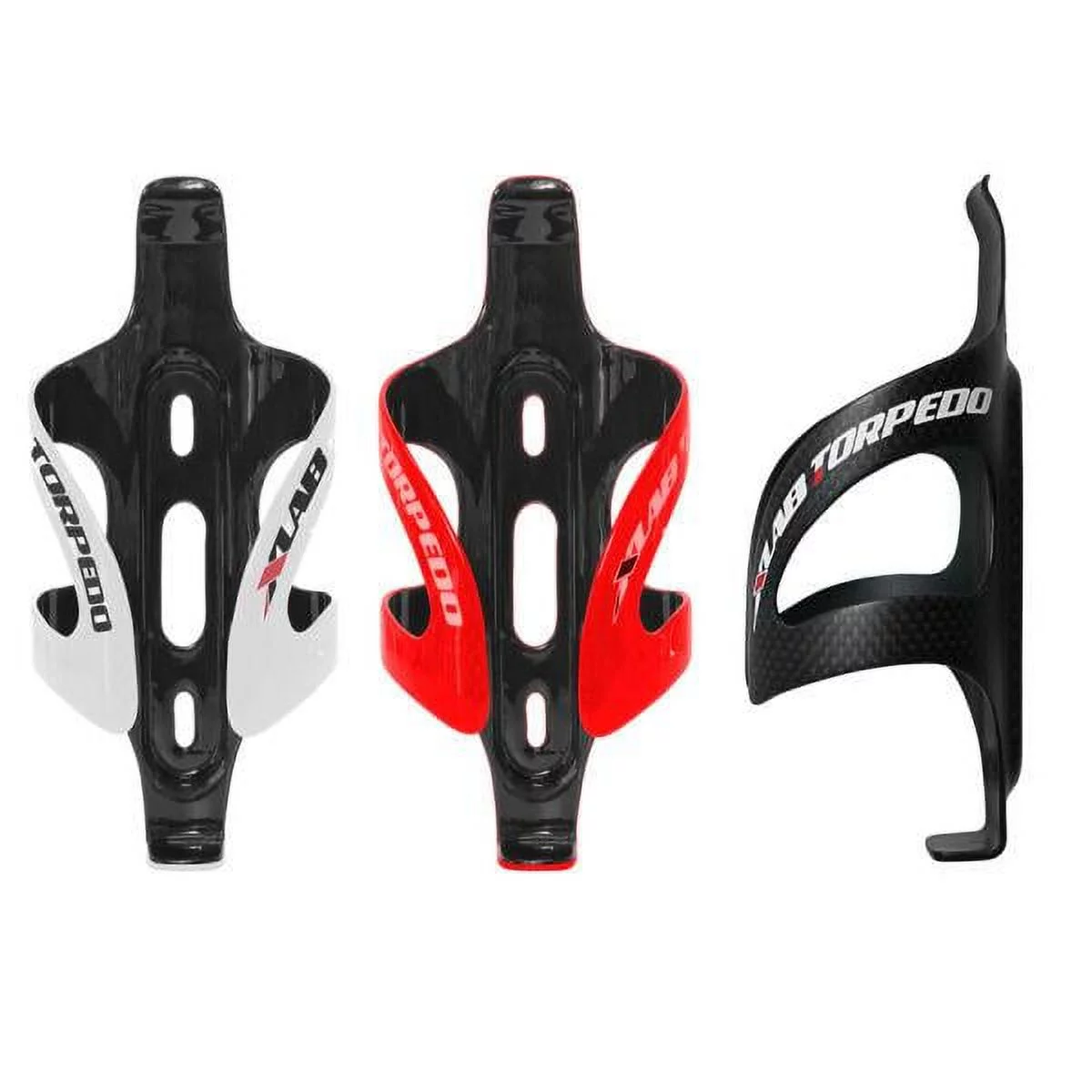 XLAB Torpedo Carbon Aero Water Bottle Cage: Black