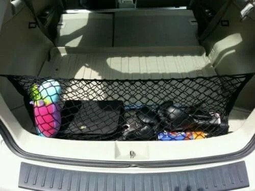 EACCESSORIES EA Rear Trunk Organizer Cargo Net for Subaru Impreza Sport 1995-2023 – Envelope Style Cargo Net for Hatchback – Premium Mesh Elastic Car Trunk Organizer – Compatible with Impreza Sport