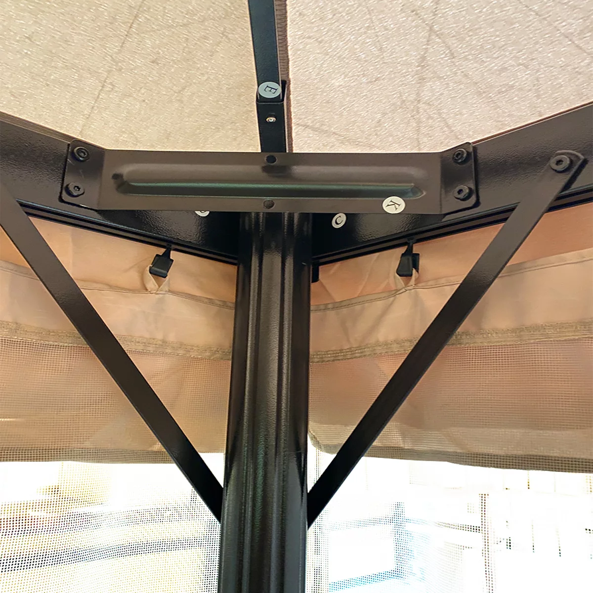 Garden Winds Replacement Canopy Top Cover Compatible with The Erommy 12ft Square Gazebo - Riplock 350