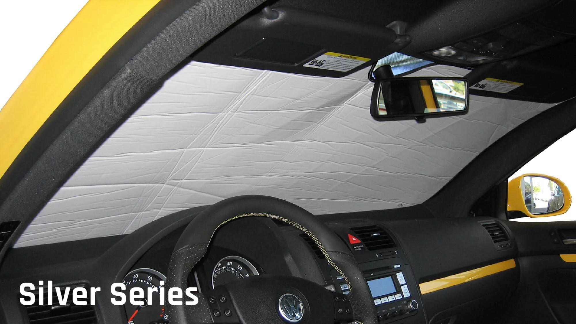 HeatShield, The Original Windshield Sun Shade, Custom-Fit for Ford Ranger Truck (Extended Cab) 1998-2011, Silver Series