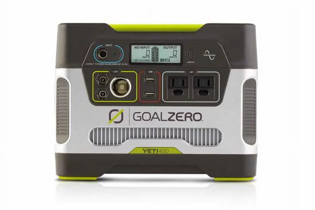 Goal Zero Yeti 400 Lithium Portable Power Station - Power bank - 39.6 Ah - 300 Watt - 10 A - 7 output connectors (USB, power, automobile cigarette lighter, DC jack 6 mm)