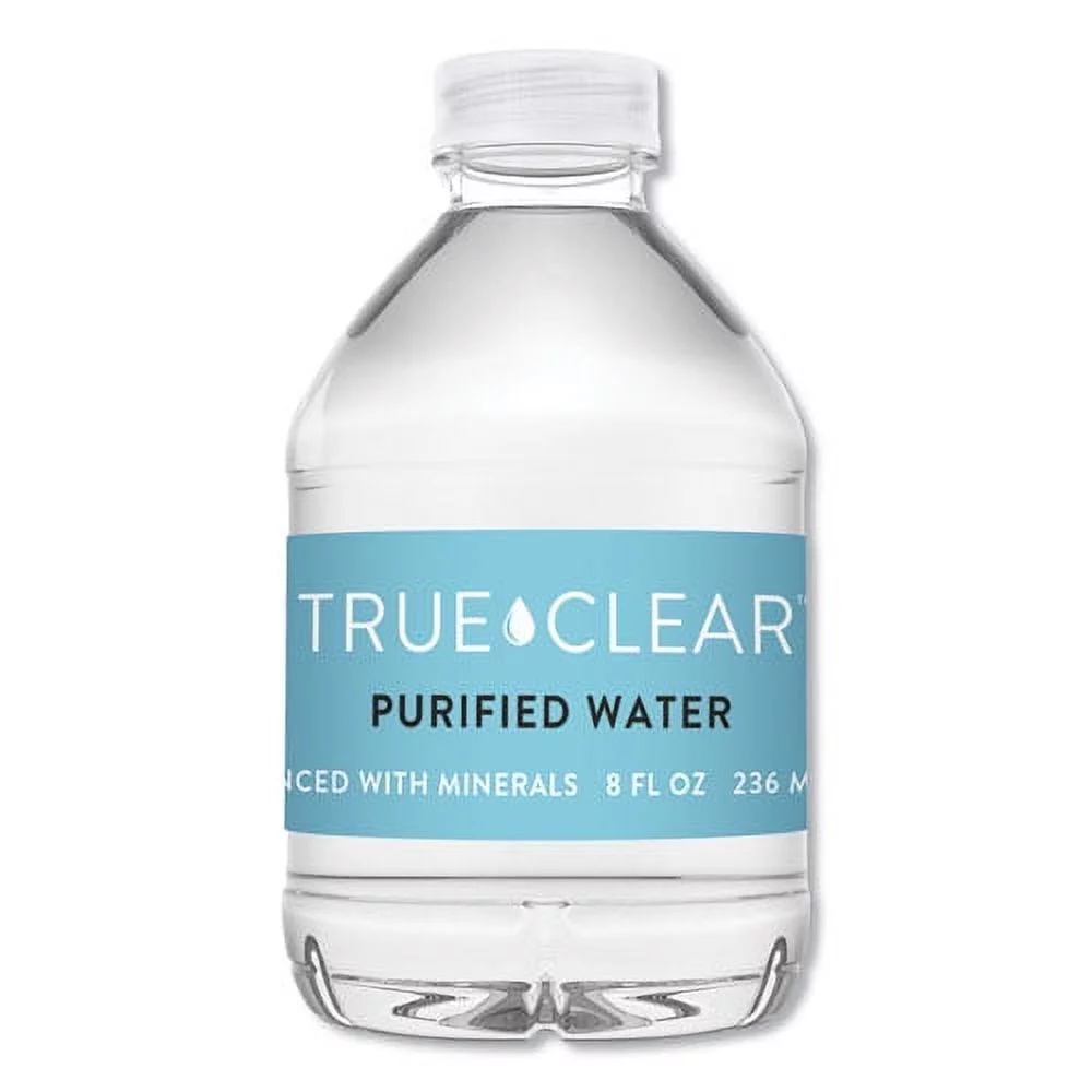 Purified Bottled Water, 8 Oz Bottle, 24 Bottles/carton | Bundle of 5 Cartons