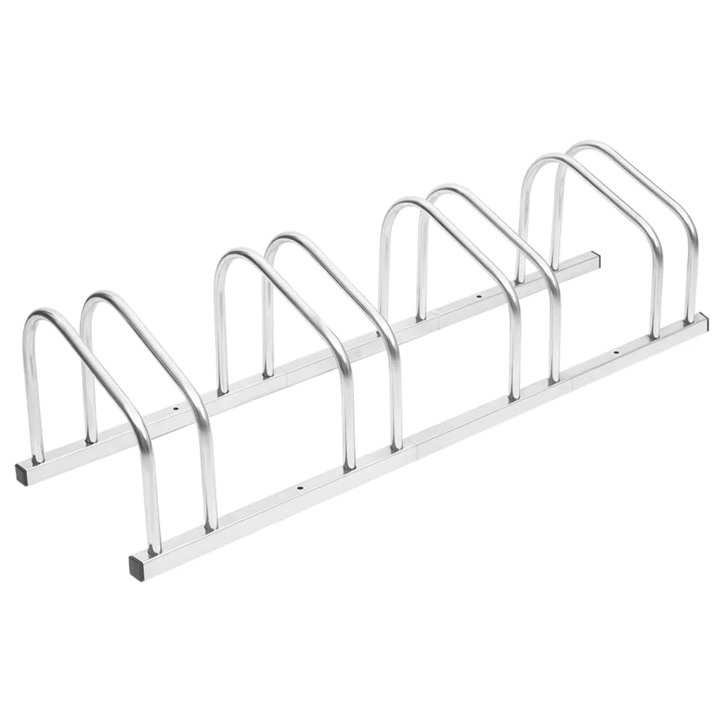 Buyweek Bike Rack for 4 Bikes Galvanized Steel