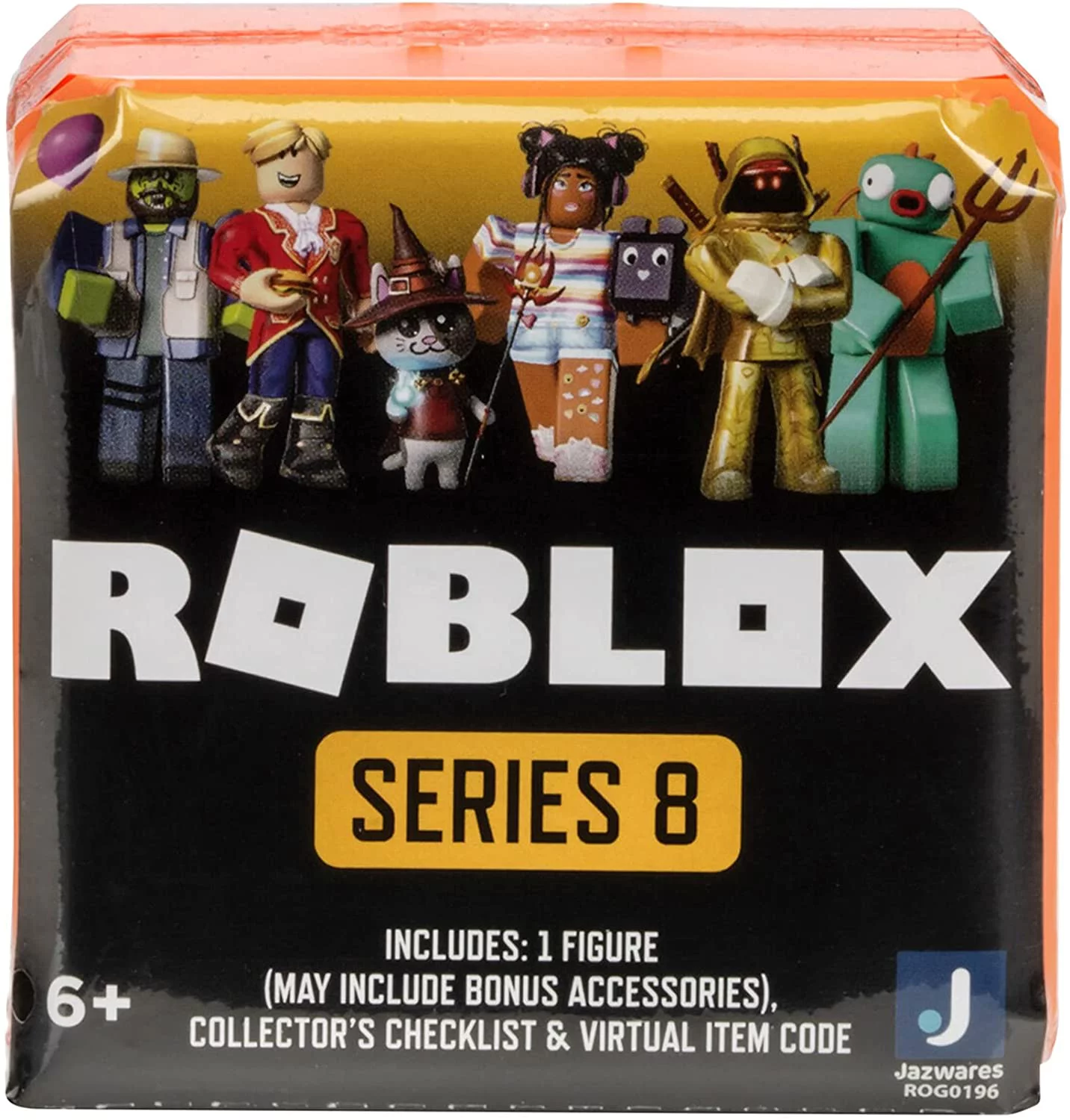 Roblox Celebrity Collection - Series 8 Mystery Figure 6-Pack [Includes 6 Exclsuive Virtual Items