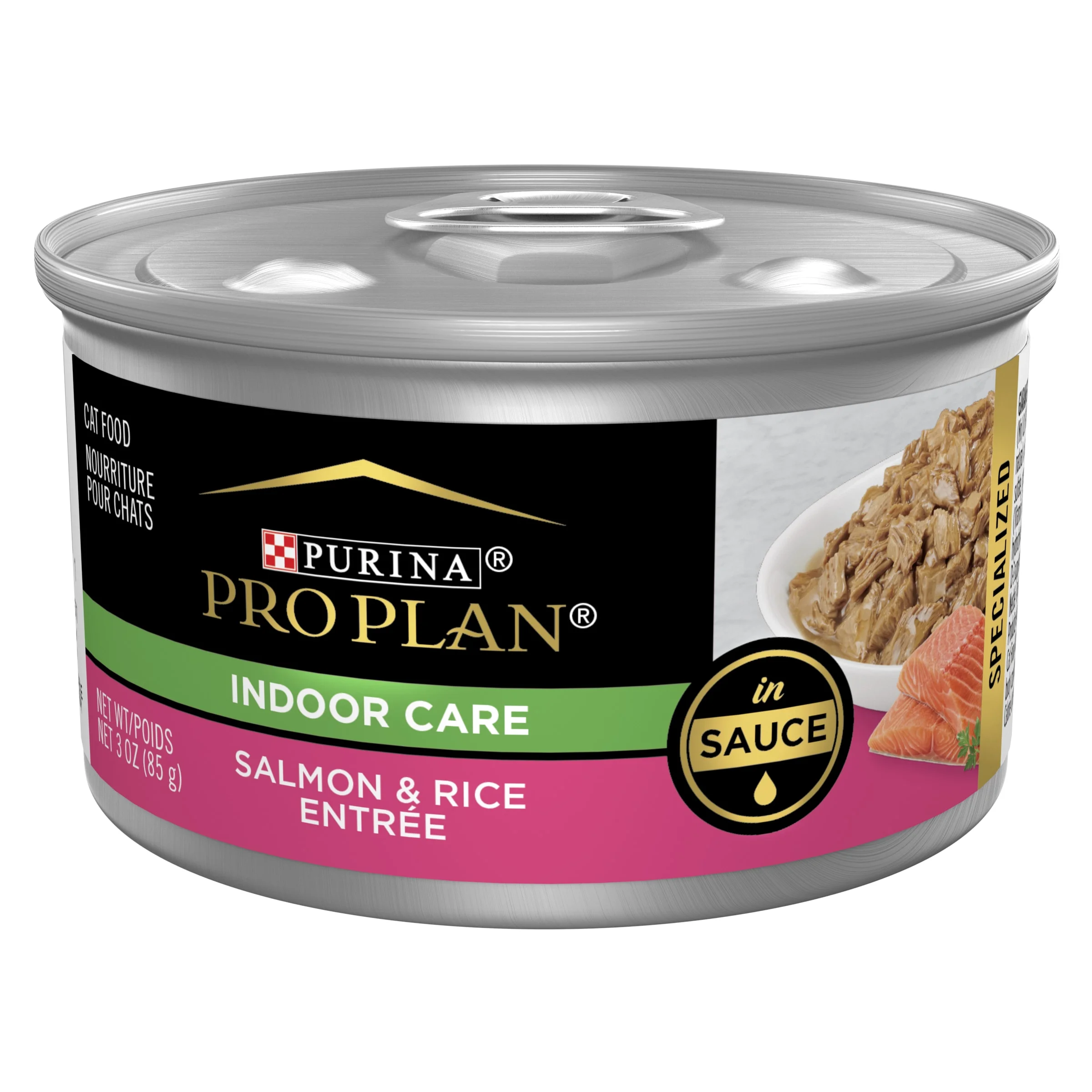 Purina Pro Plan Indoor Cat Food Balance Grilled Salmon Entree in Sauce