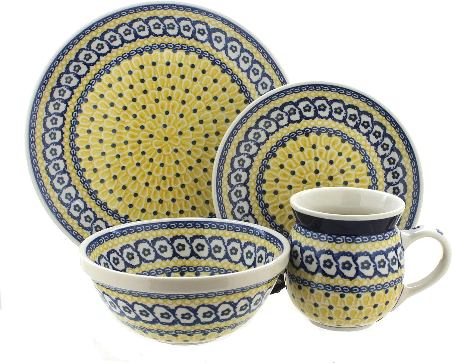 Polish Saffron 4 Piece Place Setting - Service For 1