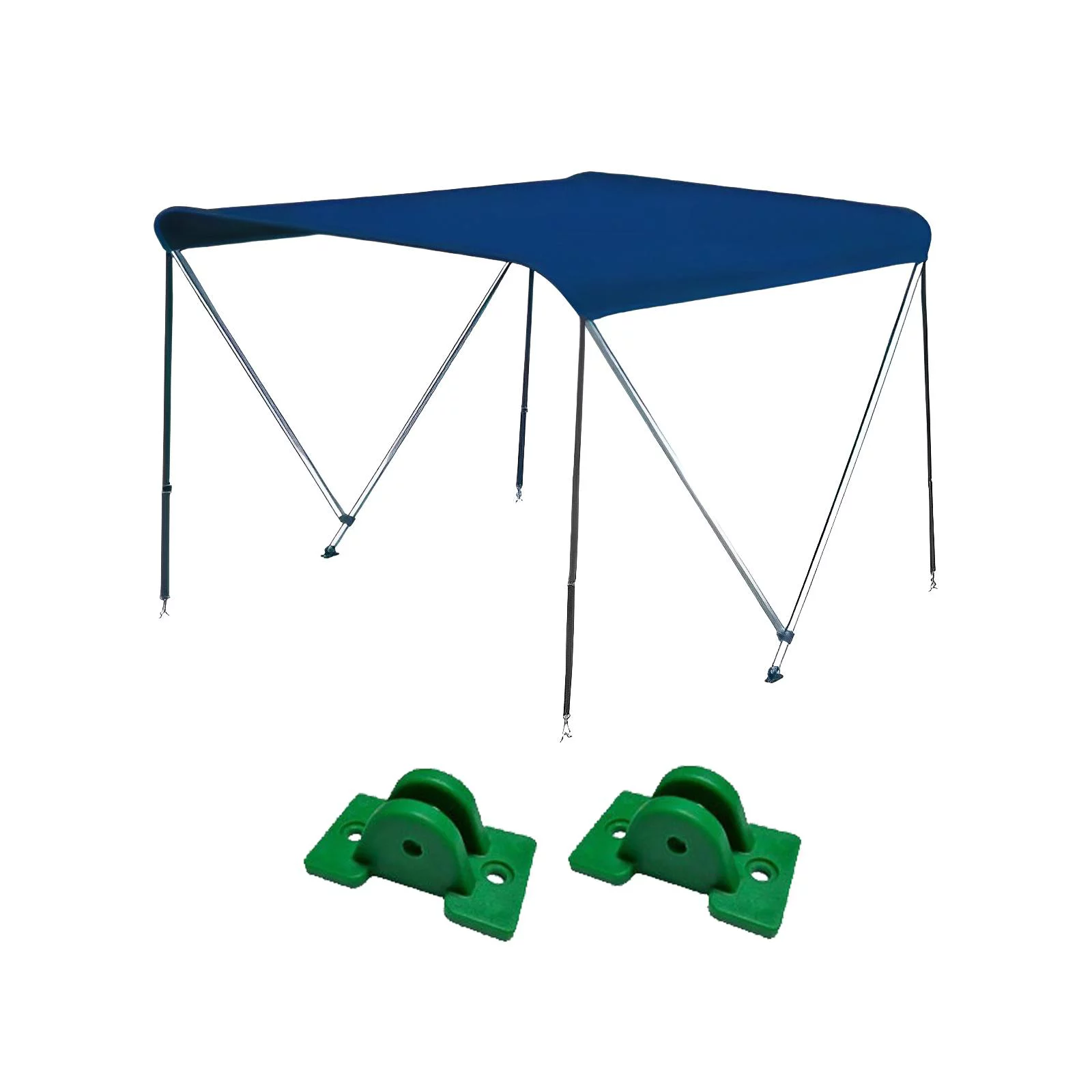 Boat Canopy Kayak Awning Shelter with Frame Hardware Universal Boat Cover Bimini Canopy with Base