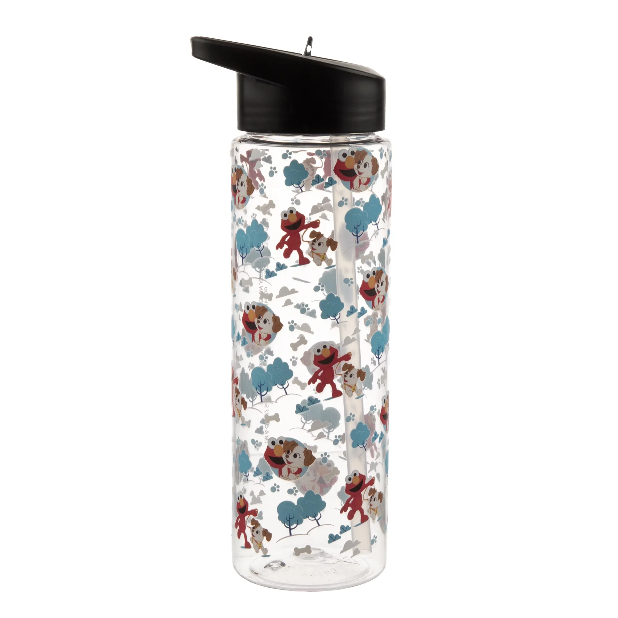 Sesame Street Elmo & Tango All Over Print Youth 24 Oz Plastic Water Bottle