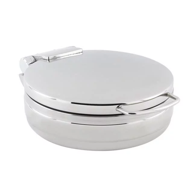 Bon Chef 20310NG 1 gal Round Full Size Induction Chafing Dish No Glass & without Stand, 14.75 x 19 x 5.12 in.