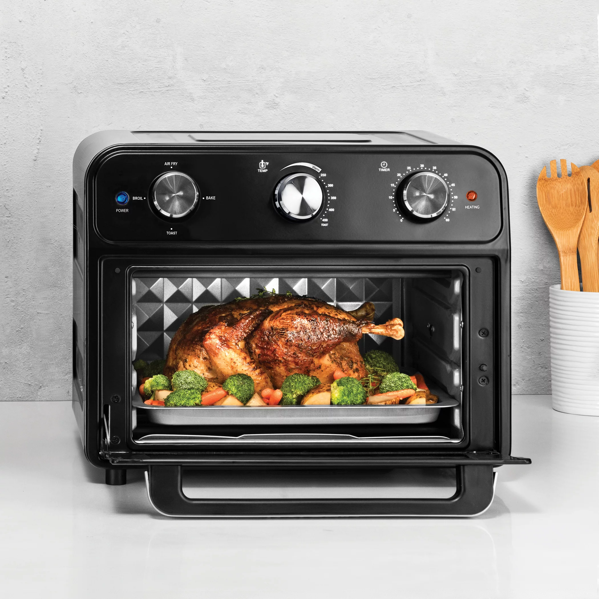 Kalorik Air Fryer Toaster Oven AFO 46129, Black