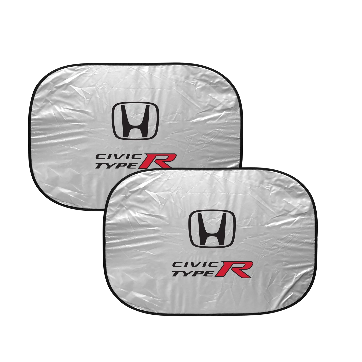 Honda Civic Type-R Dual Panels Easy Folding Windshield Sun Shade for Cars
