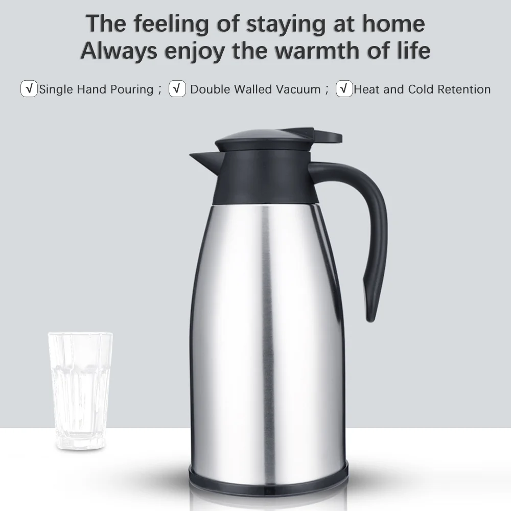 Dadypet Bottle,Stainless Steel Bottle 2l Heat Cold Tea Coffee Water Walled 2l Heat Steel Bottle Walled Cold Tea Coffee Bottle Walled 2l Adben Zdhf Dsfen