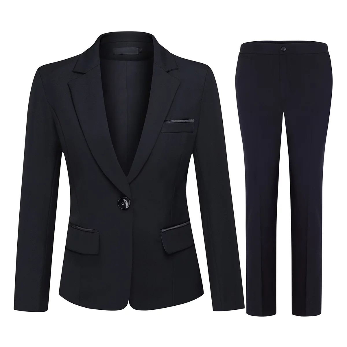 Youthup Women's 2 Piece Office Lady Business Suit Set Slim Fit Blazer Pant