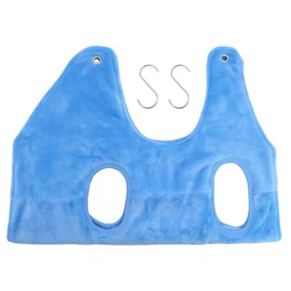 Pet Grooming Hammock Restraint Towel Bag Microfiber Cat Dog Small Size Hammock Blue Color