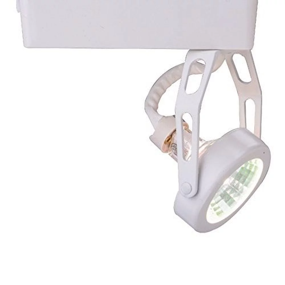 halo lzr401p lazer low voltage gimbal ring lamp holder with electronic transformer, white, mr16