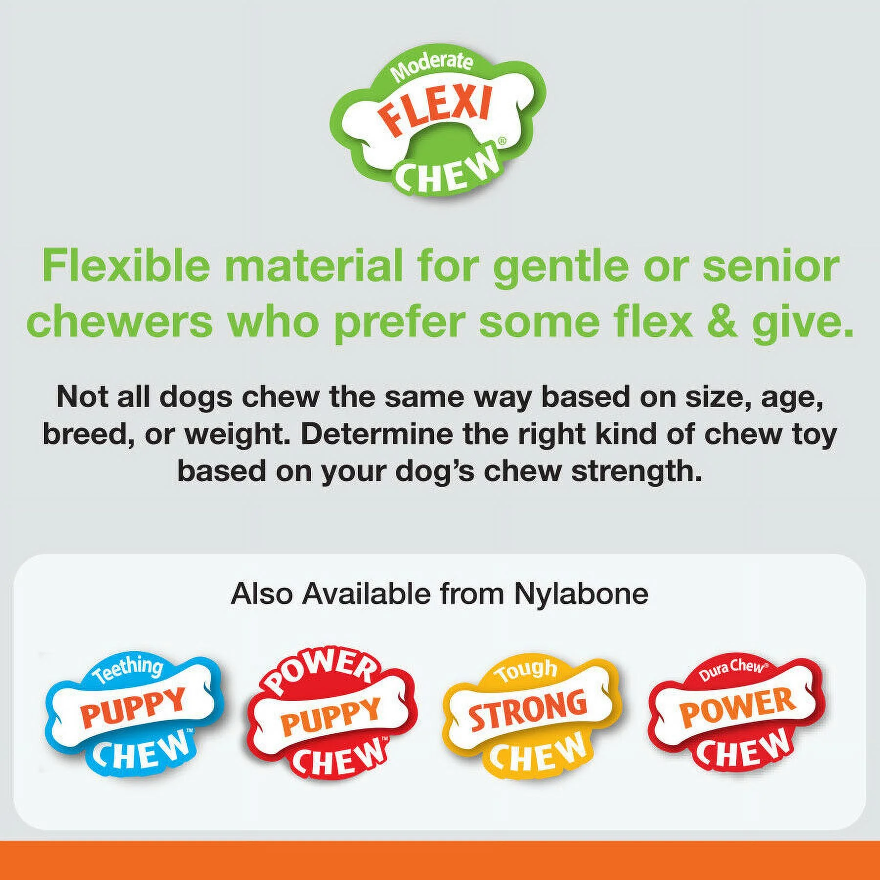 Nylabone Healthy Edibles and Flexi Chew Value Pack Bacon & Chicken Small/Regular