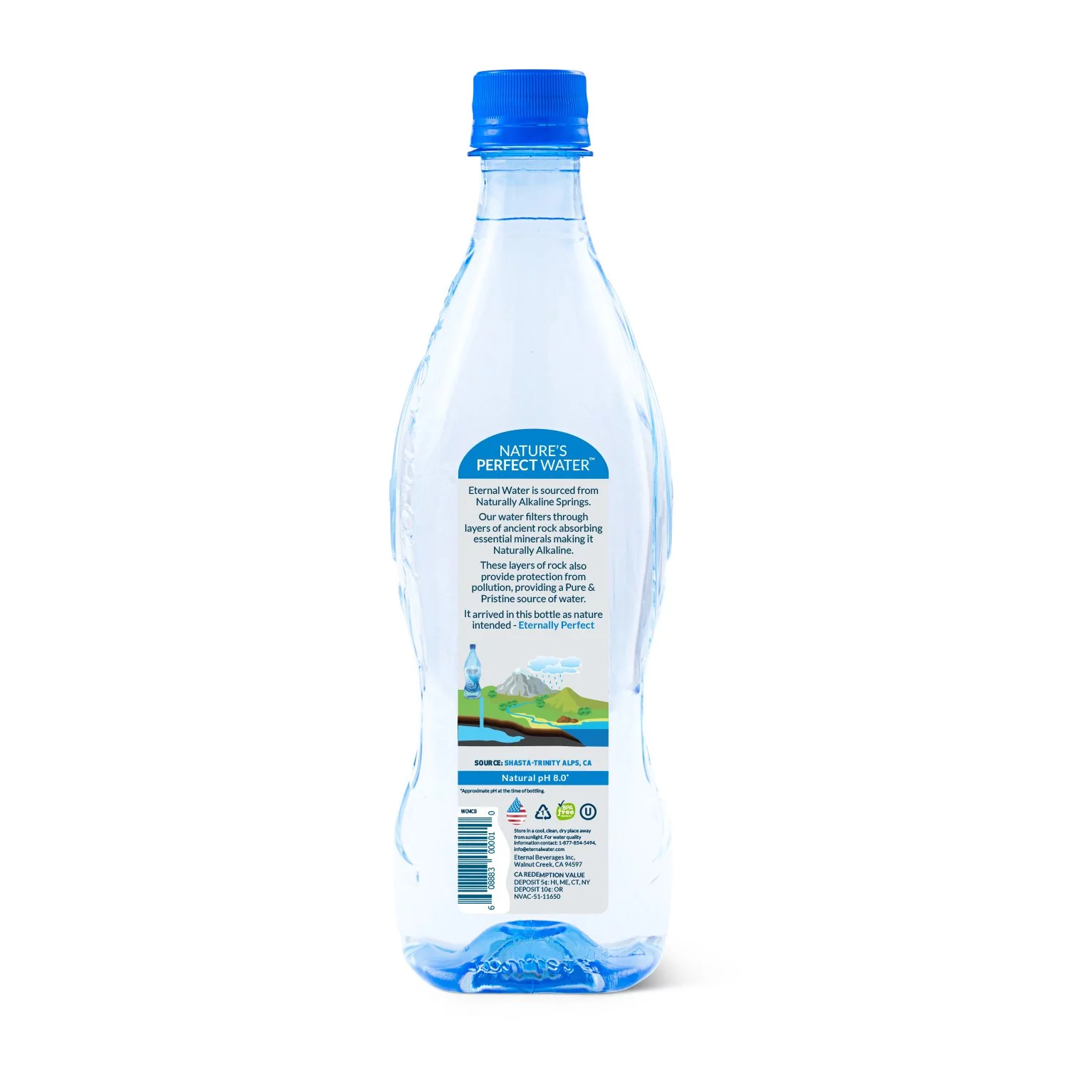 Naturally Alkaline Spring Water (Pack Of 24)