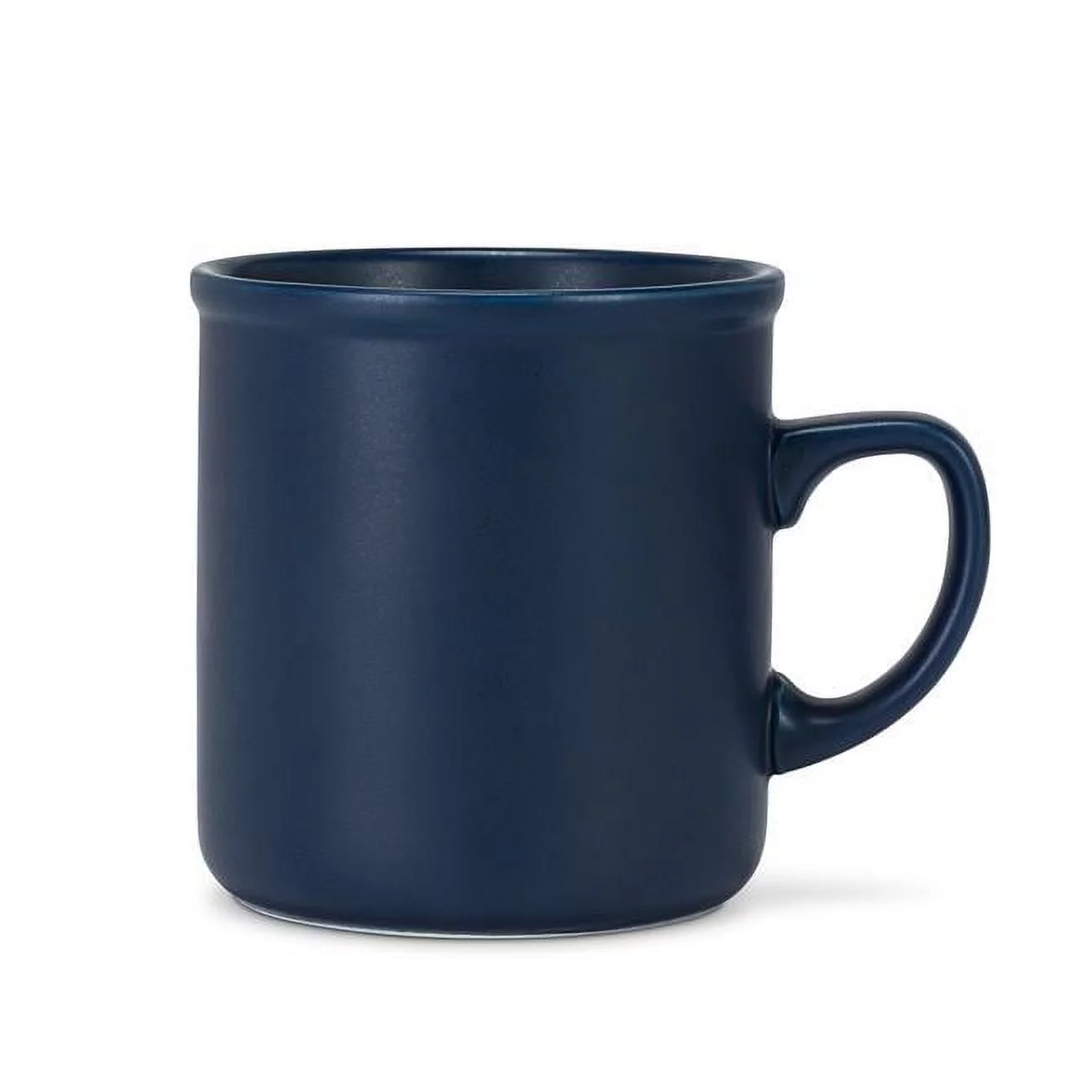 Abbott Collection AB-27-MATTE-MUG-BLU 3.5 in. Stoneware Classic Mug, Matte Navy Blue