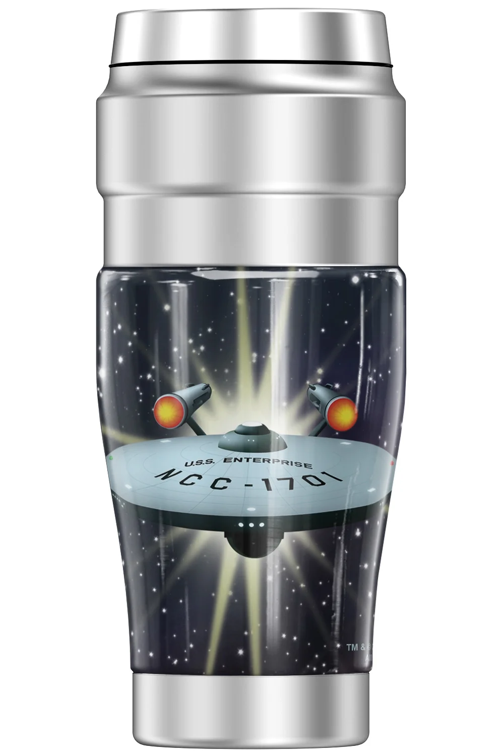 Star Trek Original Crew THERMOS STAINLESS KING Stainless Steel Travel Tumbler, Vacuum insulated & Double Wall, 16oz