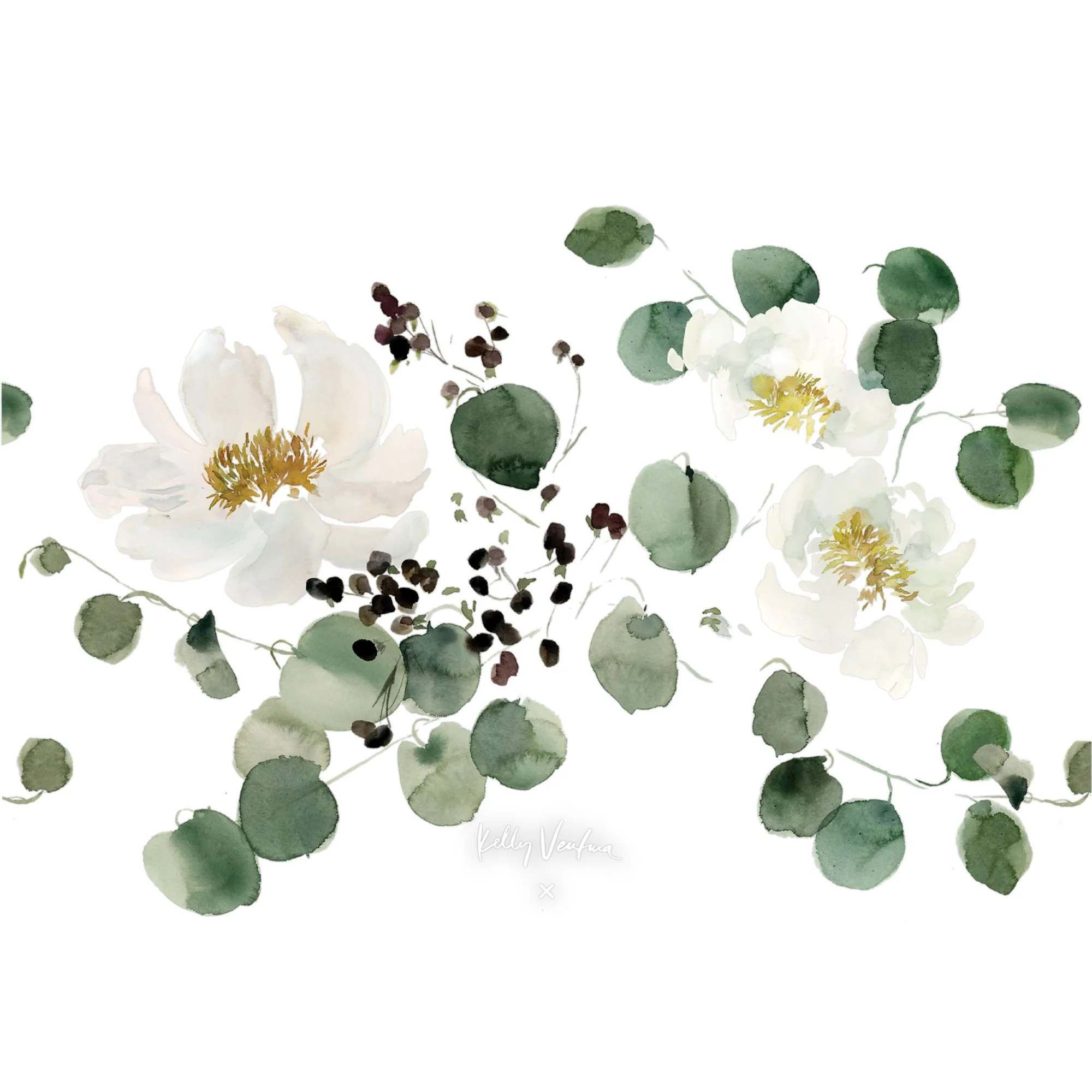 Tervis Kelly Ventura Eucalyptus Made in USA Double Walled  Insulated Tumbler Travel Cup Keeps Drinks Cold & Hot, 24oz Venture Lite Water Bottle, Classic